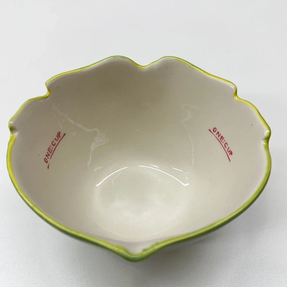Pier 1 Imports‎ Owl Measuring Cup Set 4 Piece Hand Painted Stoneware Multicolor